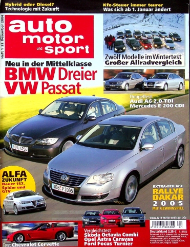 Deckblatt Auto Motor und Sport (01/2004)